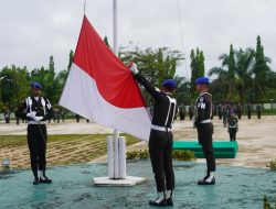 Perkuat Jiwa Nasionalisme dan Kedisiplinan, Korem 121/Abw Laksanakan Upacara Bendera