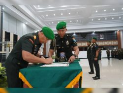 Pangdam XII/Tpr Pimpin Acara Serah Terima Jabatan Kasdam
