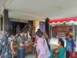 Gandeng Perum Bulog Cabang Sintang, Polsek Ketungau Tengah Laksanakan Gerakan Pangan Murah