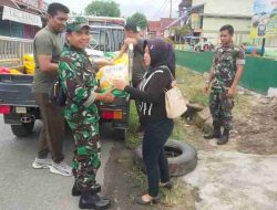 Koramil Jajaran Kodim Sintang Salurkan Beras SPHP Program Pemerintah Guna Tangani Inflasi