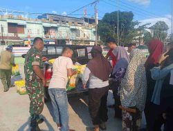 Sambut HUT TNI Ke 80, Kodim1205/Sintang Gelar Gerakan Pangan Murah