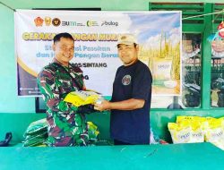 Koramil 1205 – 19/Kelam Permai Gelar Penjualan Beras SPHP, Warga Antusias Serbu Lokasi