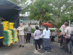 Polres Sintang Gelar Gerakan Pangan Murah, Sediakan 5 Ton Beras Harga Terjangkau di Pasar Inpres