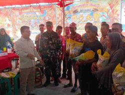 Dandim 1208/Sambas Hadiri Gerakan Pangan Murah Dalam Rangka Stabilisasi Pasokan Dan Harga Pangan