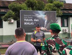 Ingatkan Prajurit Selalu Jaga Kesehatan dan Disiplin Pesan Dandenma Korem 121/Abw Saat Pimpin Apel Pagi
