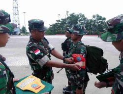 Danrem 121/Abw Brigjen TNI Purnomosidi, S.I.P., M.A.P., M.Han., Tutup Latihan Kader Pelatih Sistem Blok (PSB) Yonif TP 833/Bumi Daranante
