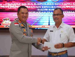 Polres Sintang Gelar Kegiatan Bersama Satkamling Guna Tingkatkan Harkamtibmas di Wilayah Hukum Sintang