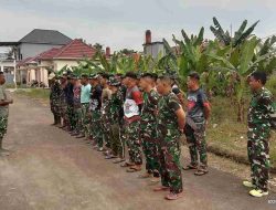 DanSSK TMMD Kodim 1207/Pontianak Pimpin Apel Pagi