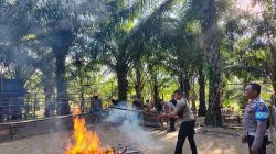 Polsek Sepauk Tindak Tegas Lokasi Judi Sabung Ayam di Desa Lengkenat