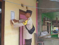 Polsek Sepauk Sosialisasikan Larangan Aktivitas Perjudian kepada Warga Desa Tanjung Ria