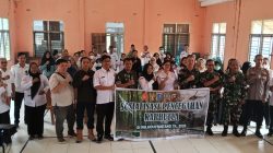 Cegah Karhutla, Mabes TNI Edukasi Masyarakat Desa Dak Jaya tentang Pentingnya Menjaga Lingkungan