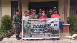 Cegah Karhutla Sebelum Terjadi, Mabes TNI Edukasi Warga Gemba Raya