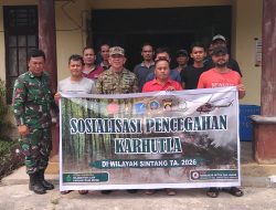 Cegah Karhutla Sebelum Terjadi, Mabes TNI Edukasi Warga Gemba Raya